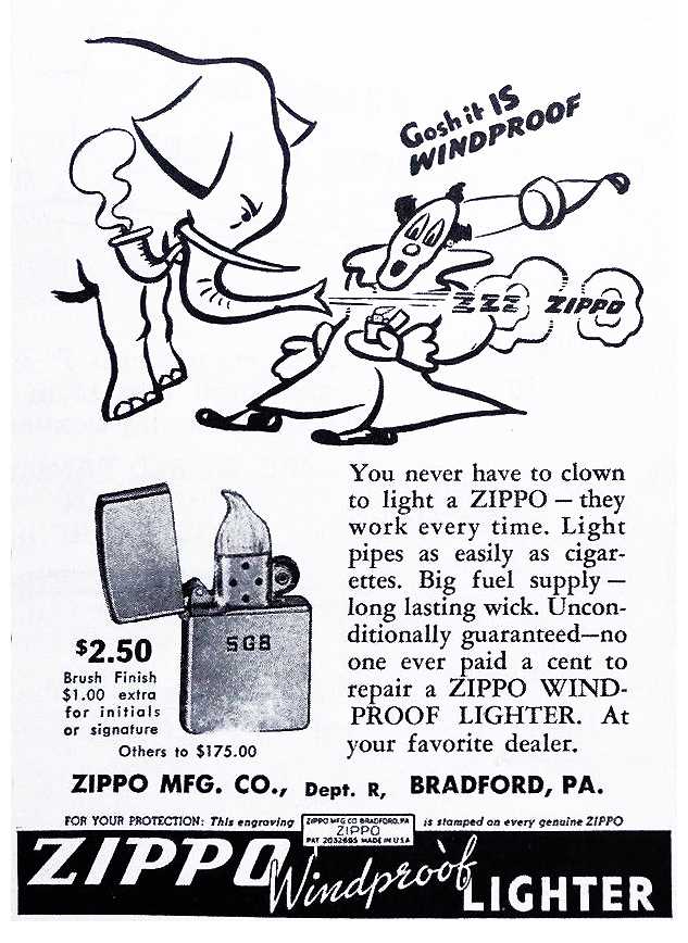 197s Slim Zippo Chrome Brass Petrol Wick Lighter Bradford 